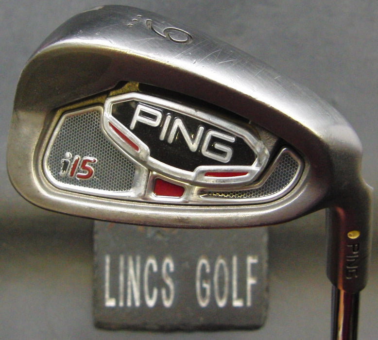 Ping i15 Yellow Dot 9 Iron Regular Steel Shaft Golf Pride Grip