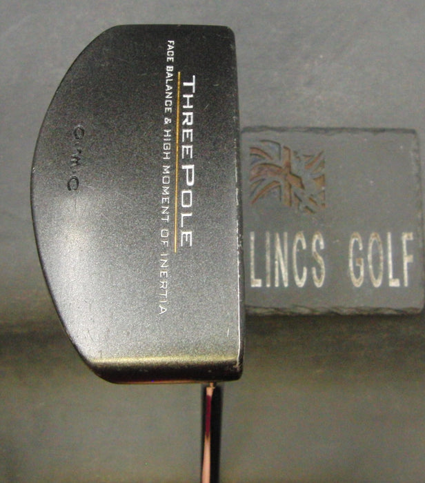 a.m.c Three Pole High Moment of Inertia Putter 86.5cm Steel Shaft Karma Grip