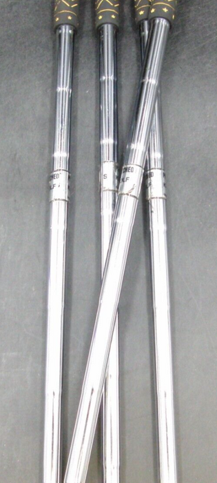Set of 4 x Stix CF II Irons 8-SW Stiff Steel Shafts Avon Grips