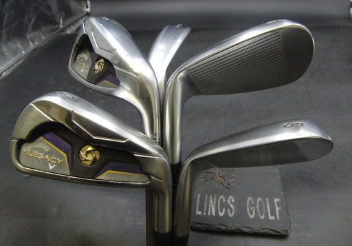 Set of 5x Callaway Legacy Forged Irons 7-SW Regular Graphite Shafts C/W Grips*