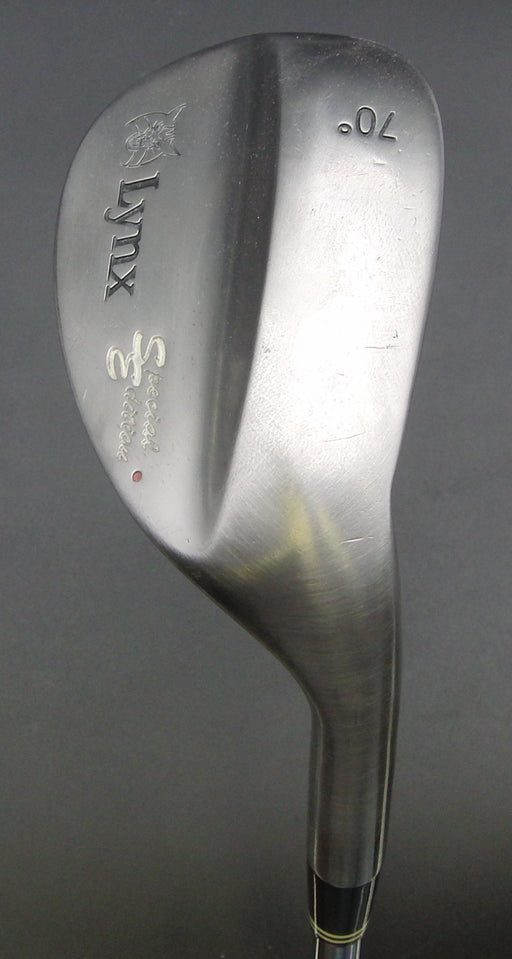 LYNX Special Edition 70° Lob Wedge Stiff Steel Shaft PalMax Grip