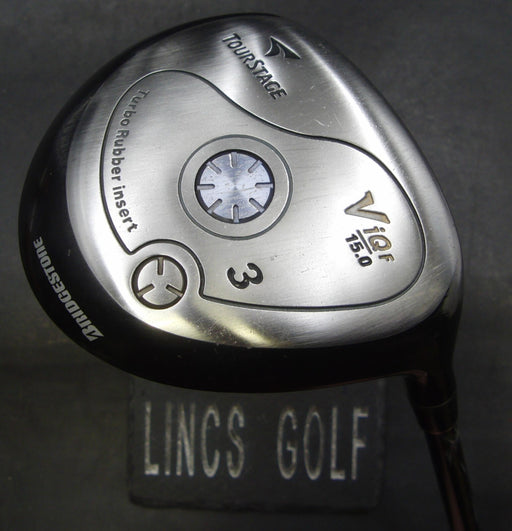 Bridgestone Tourstage ViQf 15° 3 Wood Regular Graphite Shaft Golf Pride Grip