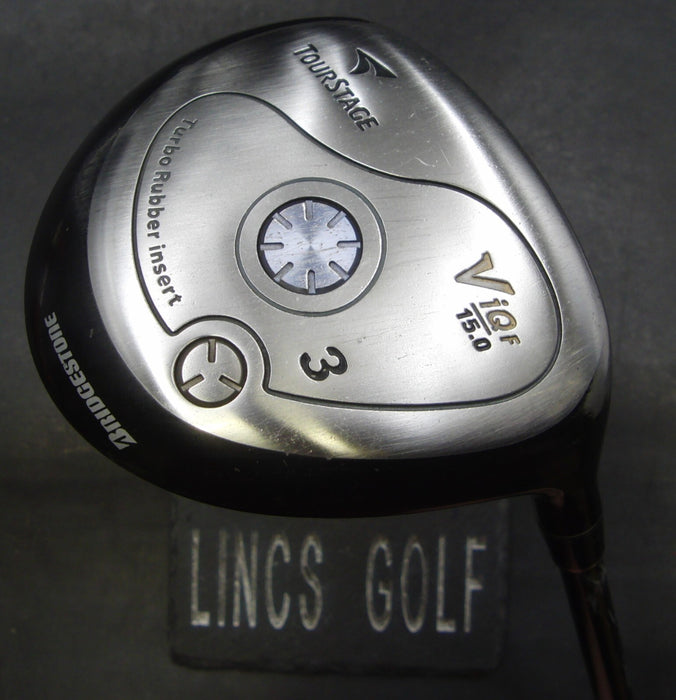 Bridgestone Tourstage ViQf 15° 3 Wood Regular Graphite Shaft Golf Pride Grip