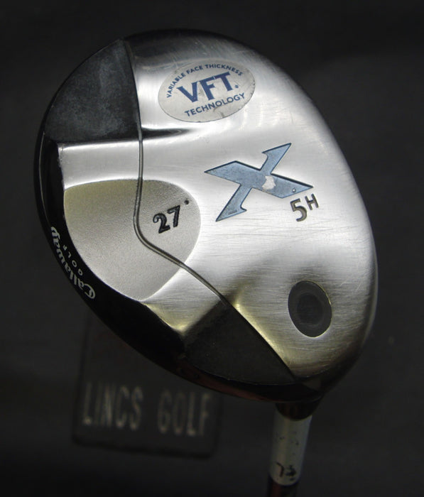 Ladies Callaway X VFT 27° 5 Hybrid Ladies Graphite Shaft Callaway Grip