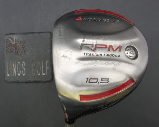 Left-Handed Adams Golf RPM Titanium 460cc 10.5° Driver Stiff Graphite Shaft