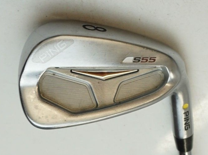 Ping S55 Yellow Dot 8 Iron True Temper X100 Extra Stiff Steel Shaft Lamkin Grip