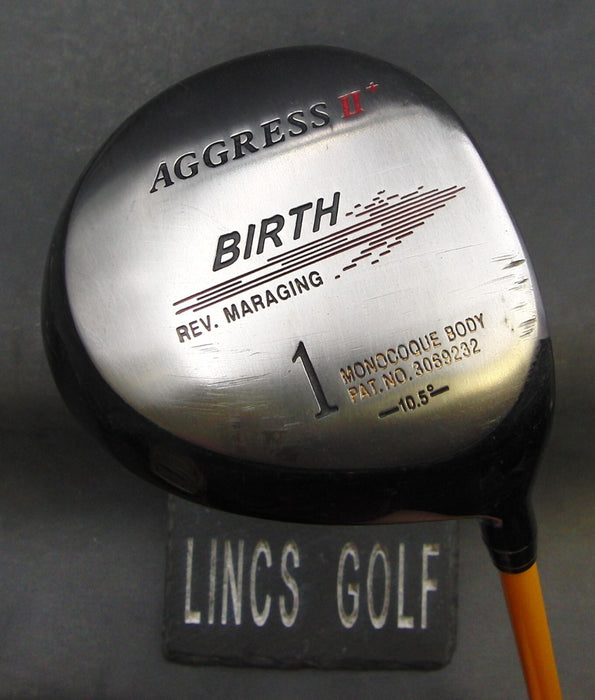 Japanese Birth Aggress II+ 10.5° Driver Regular Graphite Shaft Lamkin Grip