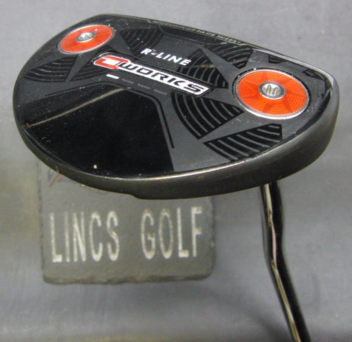 Odyssey O Works R-Line Putter Steel Shaft 86cm Length Super Stroke Grip*