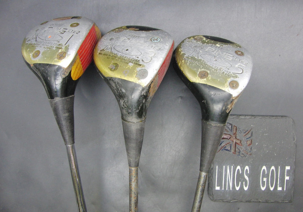 Set of 3 Ping Eye 2 3-Wood + 5-Wood + Driver Regular Steel Shafts Ping Grips