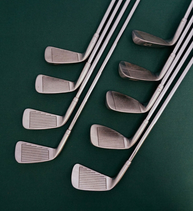 Vintage Set Of 9 x Slazenger Johnny Miller MKII Irons 3-SW Regular Steel Shafts