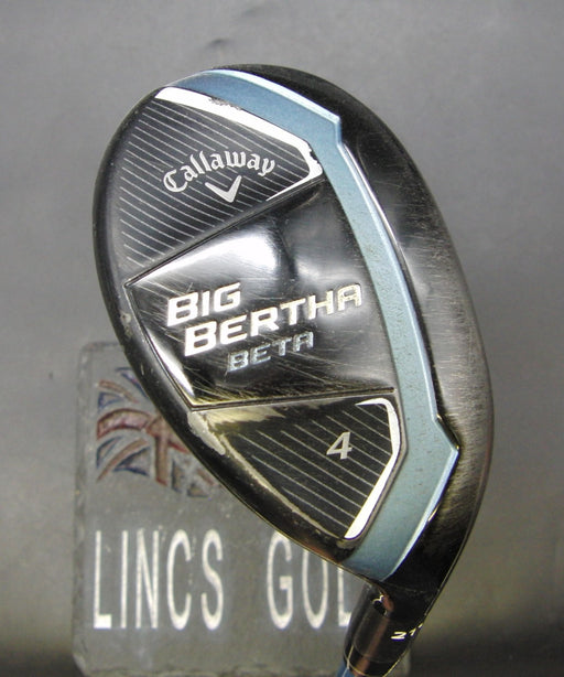 Ladies Callaway Big Bertha Beta 21° 4 Hybrid Ladies Graphite Shaft Iomic Grip