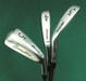 Set of 3 x Mizuno Center Flag Irons 3-5 Regular Steel Shafts Mizuno Grips
