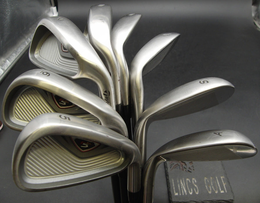 Set of 8x TaylorMade r5 XL Irons 5-SW+AW Regular Graphite Shafts*