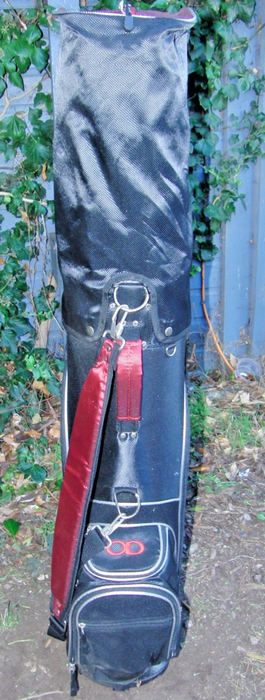 5 Division On Red Golf Cart Carry Trolley Golf Clubs Bag*