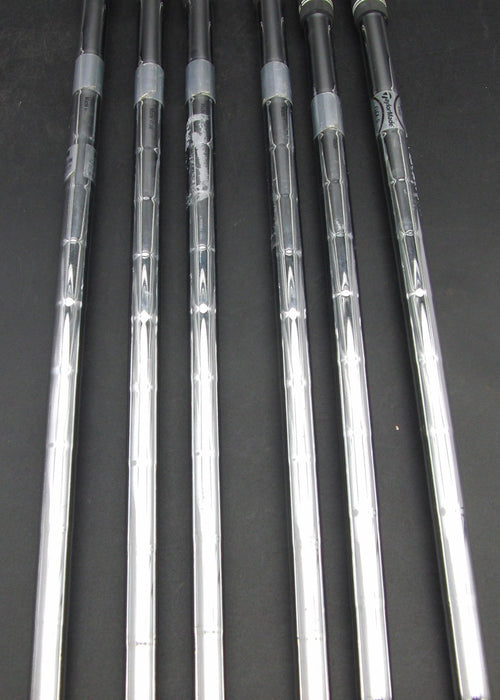 Set of 6x TaylorMade Rac R5 5-PW Irons Stiff Steel Shafts Golf Pride Grips