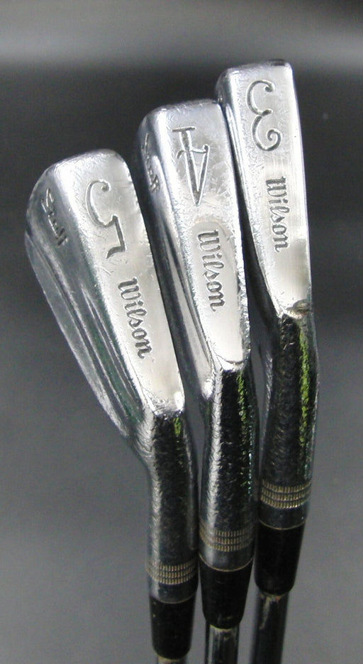 Set of 3 x Wilson Staff Irons 3-5 Regular Steel Shafts Unbranded Grips