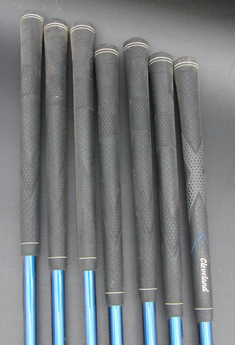 Set of 7 Cleveland CG-C 5-SW Regular Graphite Shafts Cleveland Grips*