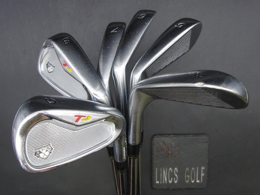 Set of 6x TaylorMade TP Forged 5-PW Irons Extra Stiff Steel Shafts