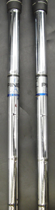 Set of 2 Ping Eye2 Black Dot Driver & 3 Wood Regular Steel Shafts Ping Grips