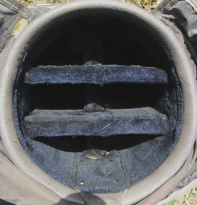 Vintage 6 Division Mizuno Pro Power Concentration Cart Trolley Golf Clubs Bag