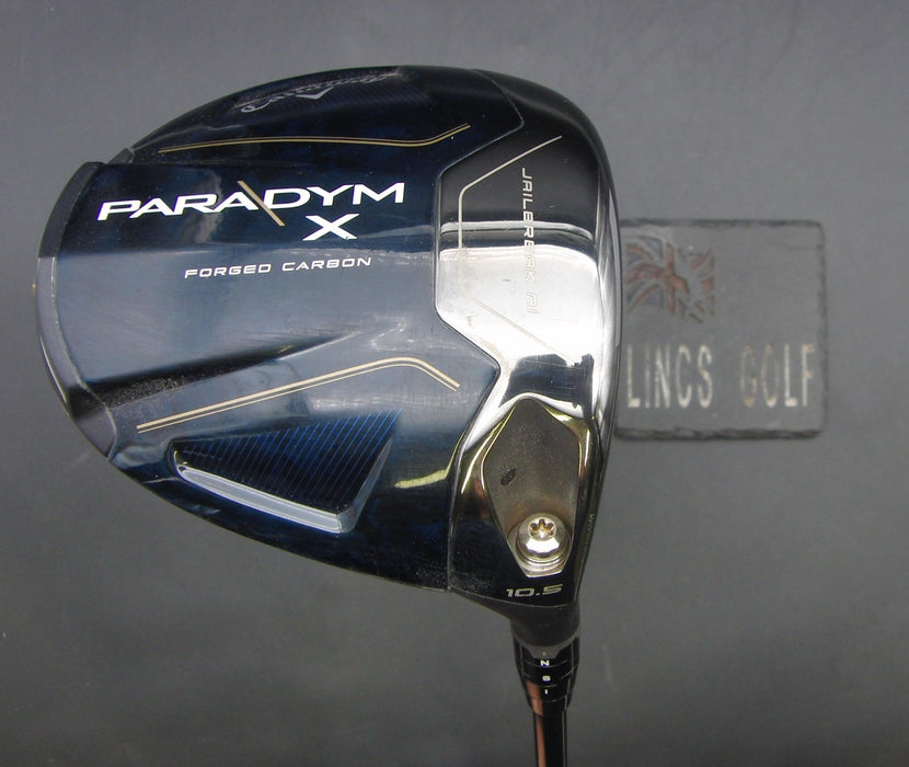 Callaway Paradym X 10.5° Driver Stiff Graphite Shaft Prosimmon Grip