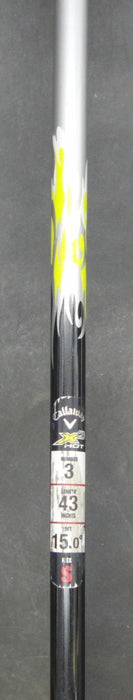 Callaway X2 Hot 3 Wood Stiff Graphite Shaft Nexgen Grip