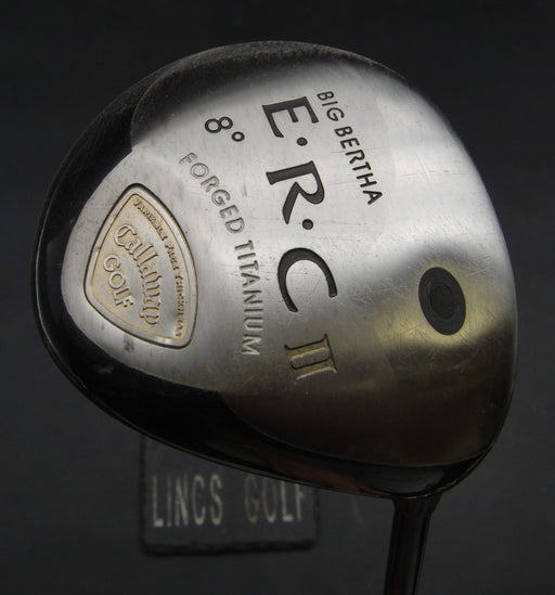 Callaway Big Bertha ERC Forged II 8° Driver Extra Stiff Graphite Shaft ERC Grip