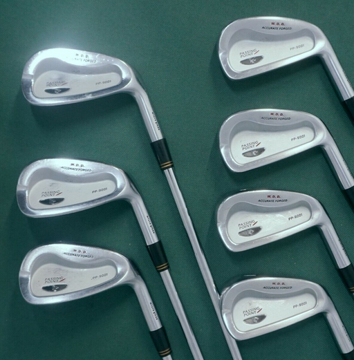 Set of 7 x Miura Giken Passing Point PP-9001 Irons 4-PW Regular Steel Shafts