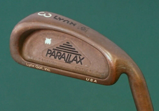 Lynx Parallax BeCu Beryllium Copper 3 Iron Regular Steel Shaft Swing Rite Grip