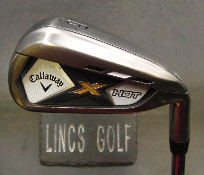 Callaway X Hot 6 Iron Seniors Steel Shaft Callaway Grip
