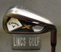 Callaway X Hot 6 Iron Seniors Steel Shaft Callaway Grip