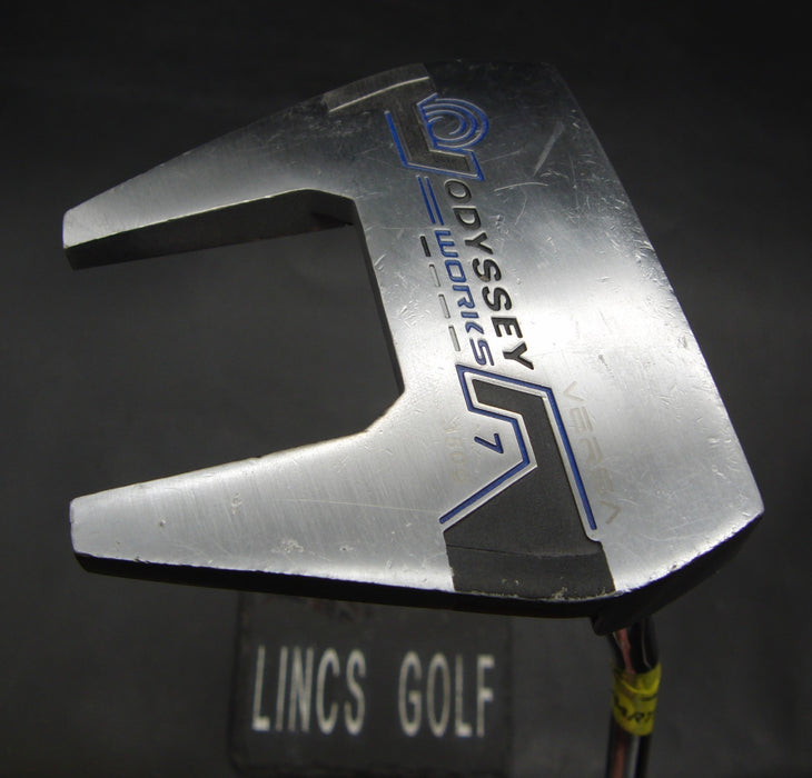 Odyssey Works Versa #7 350g Putter 86cm Length Steel Shaft Winn Grip*