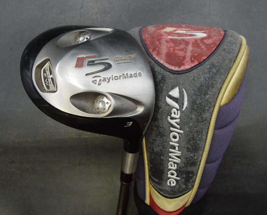 TaylorMade r5 Dual 3 Wood Regular Graphite Shaft TaylorMade Grip+ HC