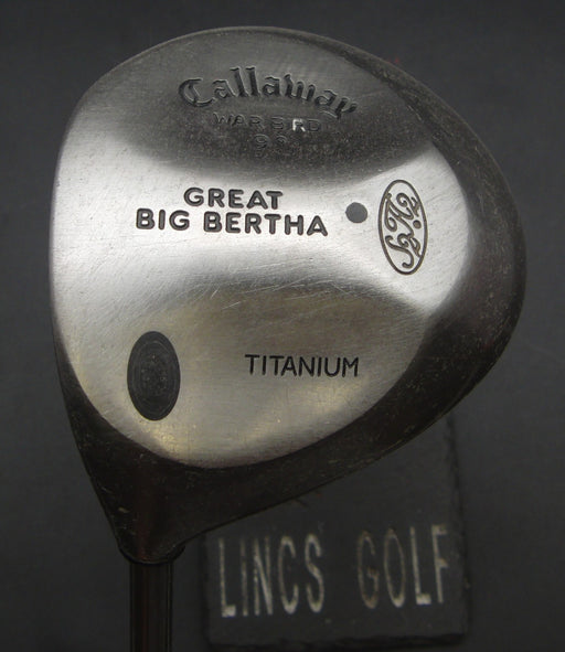 Left-Handed Callaway War Bird Great Big Bertha 9° Driver Stiff Graphite Shaft