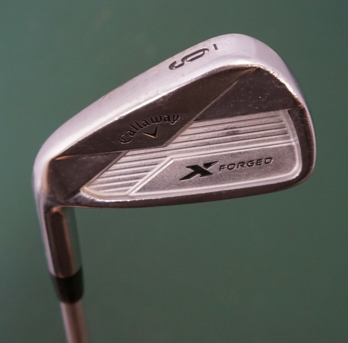 Left-Handed Callaway X Forged 6 Iron Extra Stiff Graphite Shaft Lamkin Grip