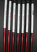 Set of 7x TaylorMade R9 Max Irons 4-PW Regular Graphite Shafts with Grips