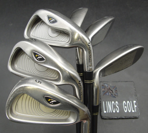 Set 6x TaylorMade R7 Ti Irons 5-PW Stiff Graphite Shafts TaylorMade Grips