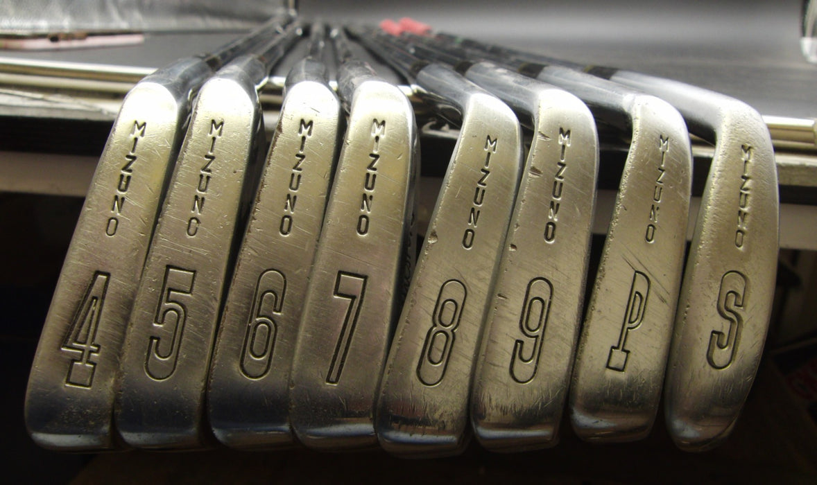 Set of 8x Mizuno Seve Ballesteros Irons 4-SW Regular Steel Shafts Royal Grips*
