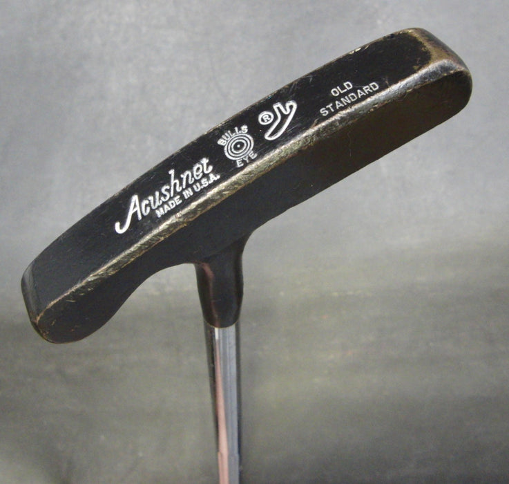 Original Black Ambidextrous Acushnet Bulls Eye Old Standard Putter 84cm Steel