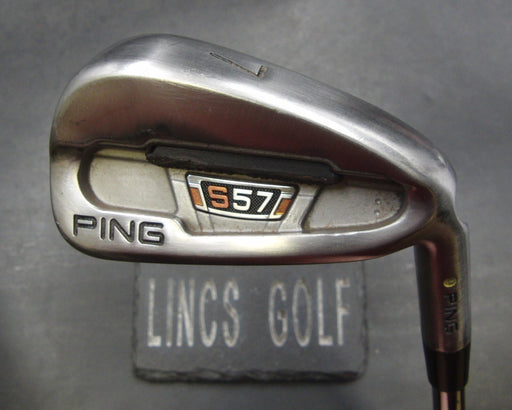 Ping S57 Yellow Dot 7 Iron Stiff Steel Shaft Golf Pride Grip