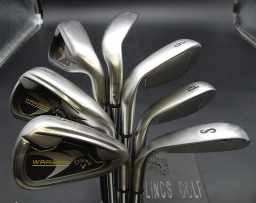 Set of 7x Callaway WarBird Irons 5-SW Uniflex Steel/Graphite Shafts*