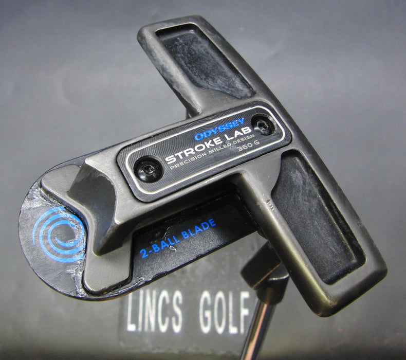 Odyssey Stroke Lab 2-Ball Blade Putter 84.5cm Length Steel Shaft Odyssey Grip