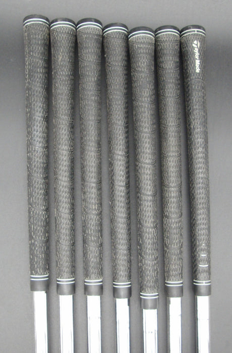 Set of 7x TaylorMade rac cgb Irons 4-PW Stiff Steel Shafts TaylorMade Grips*