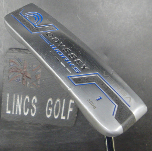Odyssey Works Versa 350g Putter Steel Shaft 86cm Length Psyko Grip*