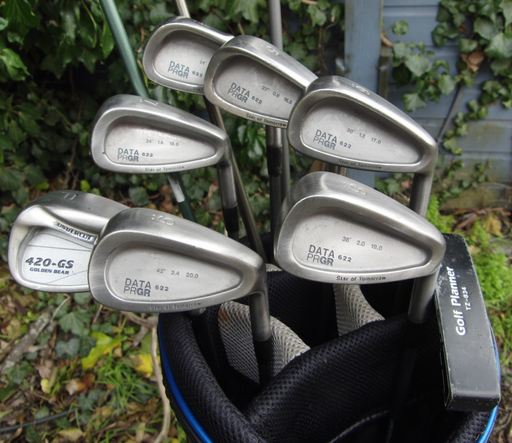 Set of PRGR DATA 622 + Callaway Driver +3+4 Wood + Golf Planner Putter*