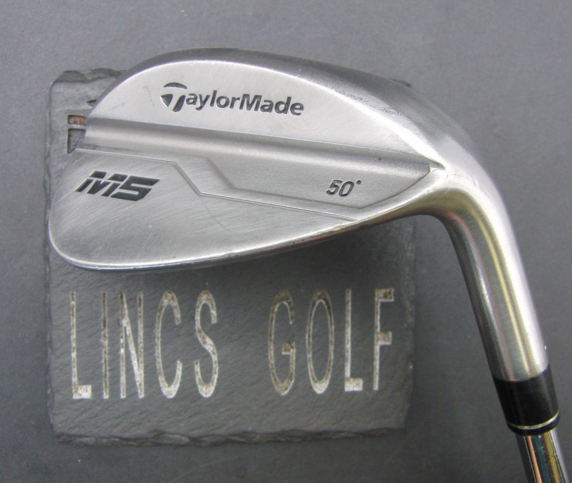 TaylorMade M5 50° Gap Wedge Stiff Steel Shaft Elite Grip