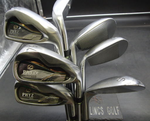 Set of 7 x Bridgestone PHYZ Irons 5-SW Regular Steel Shafts PHYZ Grips*