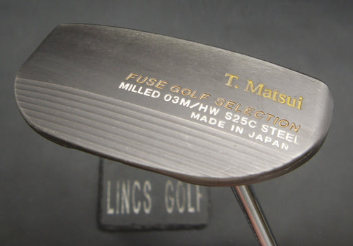 T. Matsui Fuse Golf Selection 03M/HW Milled Putter 84cm Steel Shaft PSYKO Grip