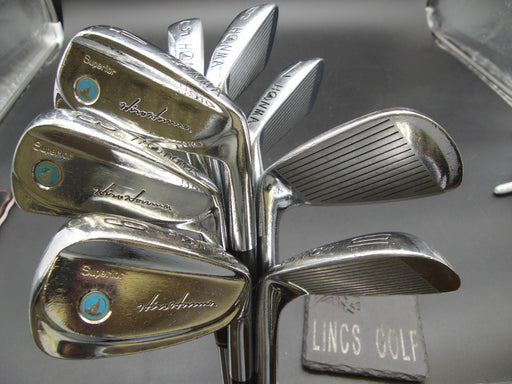 Set of 8 x Hiro Honma Superior Irons 3-10 Regular Steel Shafts Rite Grips*