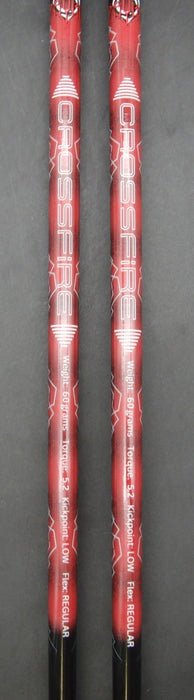 Set of 2 Daiwa Onoff Fairway Arms 3+5 Woods Regular Graphite Shafts Bolux Grips